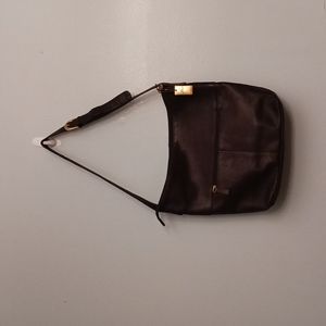 Stone Mountain medium-sized dark brown shoulder handbag.